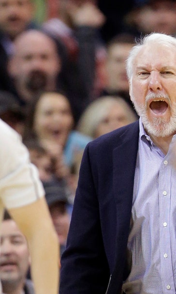 Popovich ejected in Spurs loss to Jazz